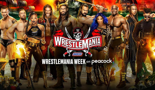 WrestleMania 37 es el evento principal del año para la WWE. Foto: WWE