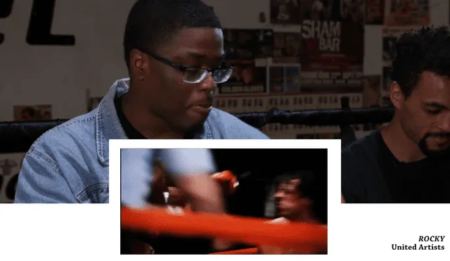 Los púgiles reaccionaron a Rocky y demás producciones que abordan el boxeo. Foto: captura de BuzzFeed/YouTube
