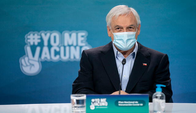 Sebastián Piñera enfatizó que el rebrote de coronavirus es mundial. Foto: Presidencia de Chile/AFP
