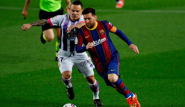Barcelona y Valladolid juegan en el Camp Nou por la fecha 29 de LaLiga Santander. Foto: EFE