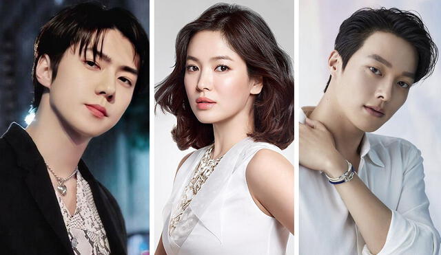 Sehun, Song Hye Kyo y Jang Ki Yong: el drama está ambientado en el mundo de la moda. Foto: composición SM/Naver
