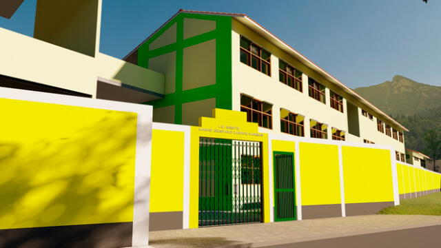 Proyecto de modernización de colegio Mario Gustavo Zárate Vargas de Bambamarca. Foto: Gerencia Sub Regional de Chota.