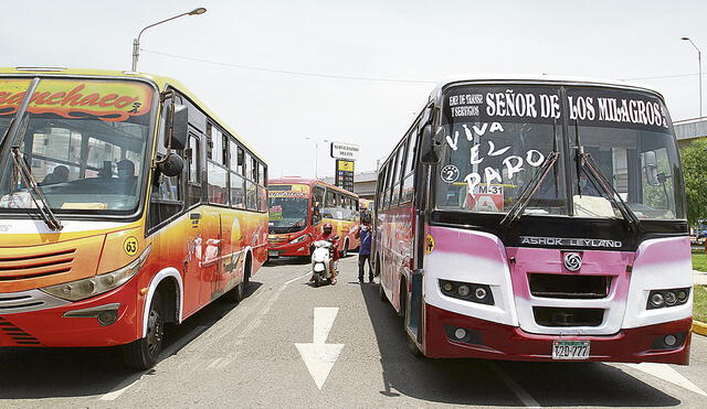 Otra vez. La medida de fuerza convocada para hoy se desarrollará en Lima y Callao. Foto: difusión