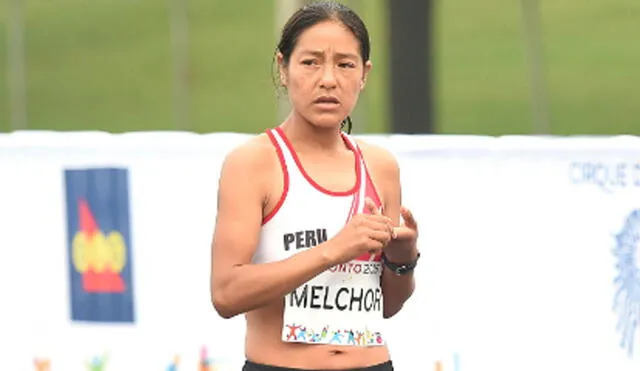 Inés Melchor es multicampeona sudamericana y panamericana de atletismo. Foto: AFP