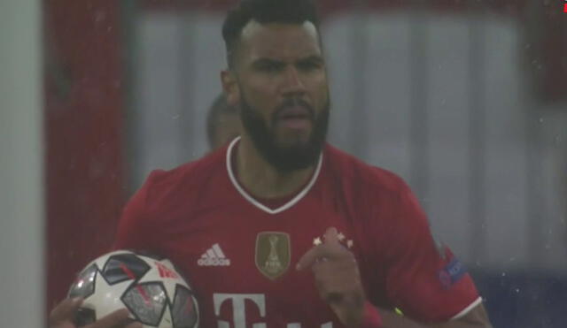 Choupo-Moting puso el descuento 1-2 del Bayern Múnich ante PSG. Captura: ESPN.