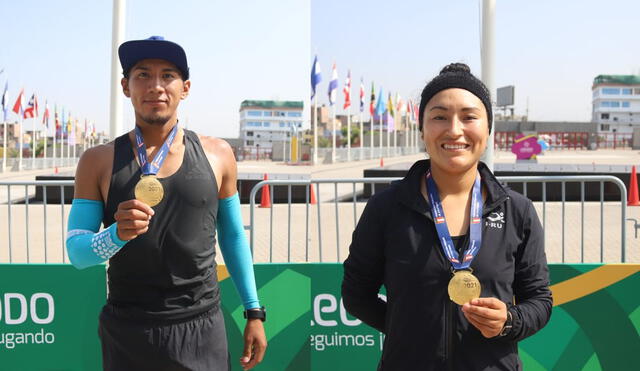 Evelyn Inga y César Rodríguez son los actuales campeones nacionales. Foto: FDPA