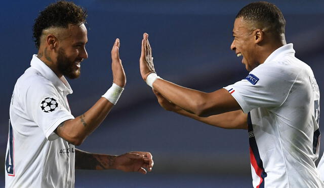 Neymar y Kylian Mbappé renovarían con PSG en los próximos días. foto: EFE