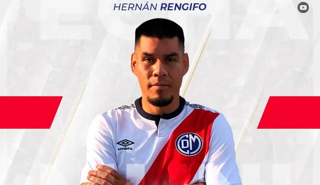 Hernán Rengifo defenderá los colores del cuadro edil durante la presente temporada 2021. Foto: Deportivo Municipal
