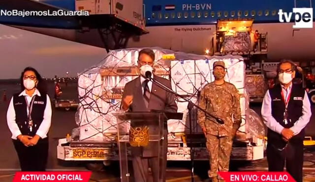Perú país negocia con Moderna y Curevac, anunció el jefe de Estado. Foto: captura de TV Perú