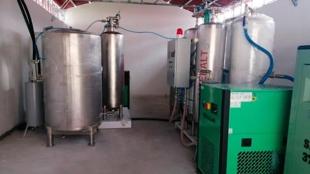 Nueva planta de oxígeno para pacientes del CAT Rosas Pampa de Huaraz. Foto: ARCC