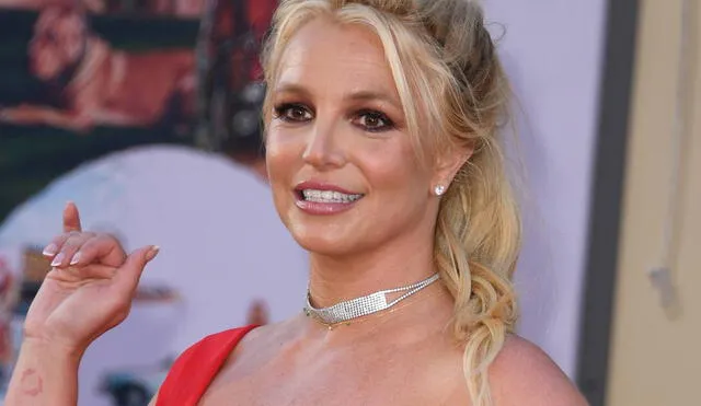 "Espero seguir sintiéndome bien”, dijo Britney Spears en el video que grabó junto a su pareja Sam Asghari. Foto: AFP