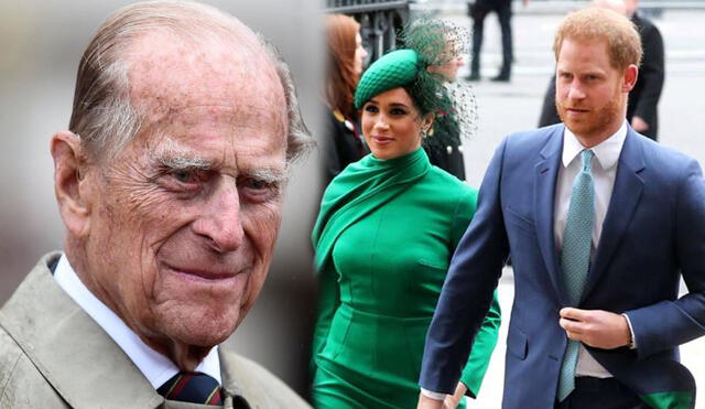 Aún no se confirma si la pareja viajará a Londres para el funeral del príncipe Felipe. Foto: AFP/Twitter