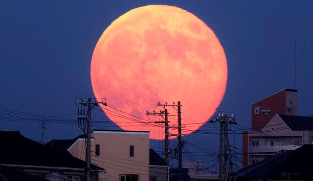 La Superluna rosa podrá verse desde varias partes del mundo. Foto: KUTV