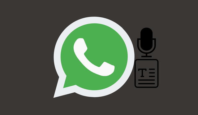 Transcriber para WhatsApp es la aplicación que nos permite convertir los mensajes de audio en texto. Foto: composición LR