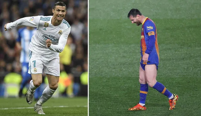 El último gol de Messi en un clásico coincidió con el último tanto de 'CR7' en este tipo de duelos. Foto: composición AFP/EFE