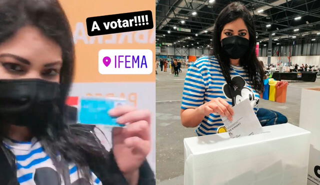Clara Seminara se mostró orgullosa de participar en las elecciones de este 11 de abril. Foto: Clara Seminara/Instagram