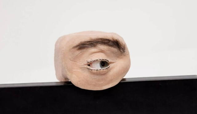 La webcam está diseñada con un ojo cuyo iris es capaz de recrear movimientos humanos. Foto: YouTube/Marc Teyssier