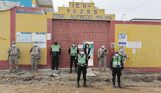 Control y orden. Las fuerzas de seguridad fueron desplazadas en todo el territorio nacional. Foto: difusión