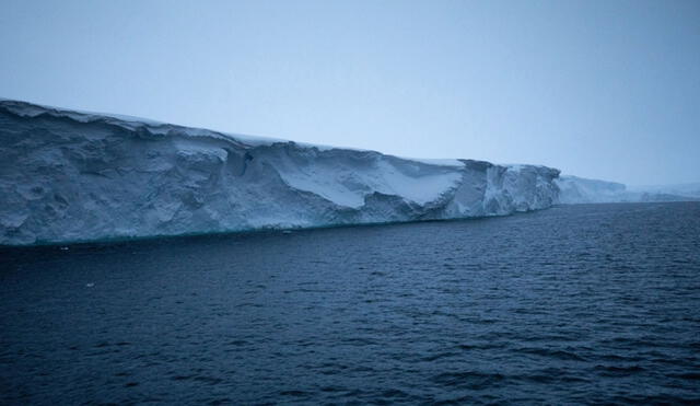 El glaciar Thwaites, ubicado en la Antártida Occidental. Foto: Carolyn Beeler/ The World