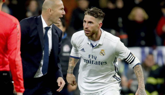 Zinedine Zidane volvió al Real Madrid en marzo del 2019. Ramos termina contrato en junio del 2021. Foto: EFE/Juanjo Martín