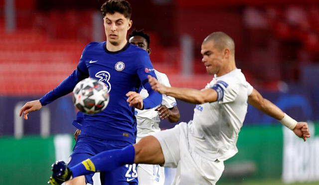 Chelsea y Porto empatan 0-0 en Sevilla por la Champions League. Foto: EFE