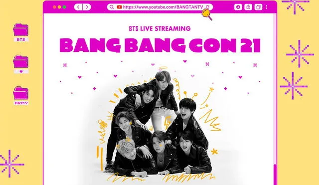 BTS: datos clave sobre su maratón de conciertos BANG BANG CON 21. Foto: composición/BIGHIT Music