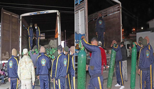Traslado se realizó en horas de la noche con la llegada de camión. Foto: Hospital Sub Regional de Andahuaylas