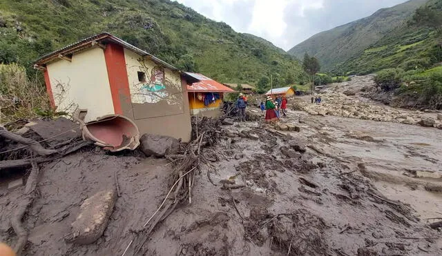 Huaicos destruyeron viviendas y terrenos de cultivos. Foto: GORE Apurímac