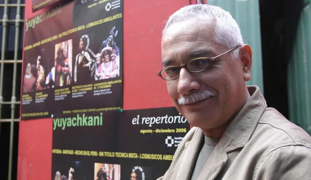 Miguel Rubio, director de teatro del grupo cultural Yuyachkani.