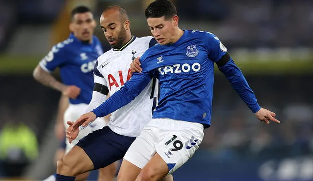 Everton empató de local con Tottenham y ambos siguen lejos de los primeros lugares. Foto: AFP