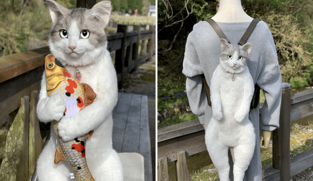 Los fabricantes diseñaron este modelo para aquellas personas amantes de los gatos pero que no pueden tener uno en casa. Foto: captura de Facebook