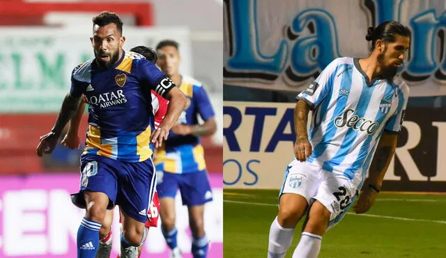 Boca Juniors y Atlético Tucumán se miden desde las 6.00 p. m. de Argentina y 4.00 p. m. de Perú. Foto: composición / Twitter