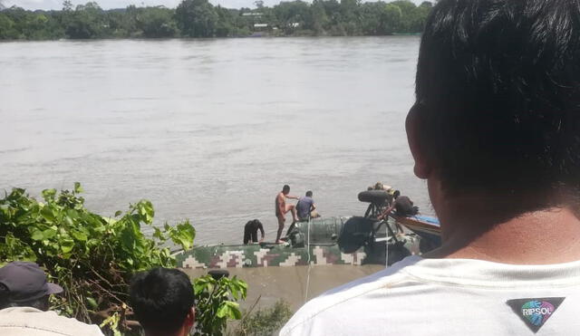 Rescatistas del Ejercito continúan en la zona del accidente aéreo. Foto: Municipalidad de Megatoni.