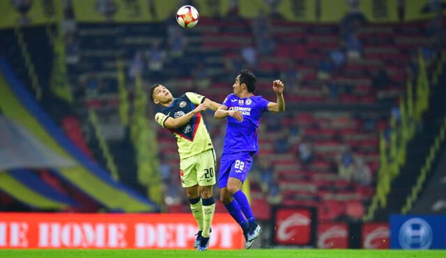 En una nueva edición del Clásico Joven, América y Cruz Azul empataron a 1, en partido correspondiente a la fecha 15 del Clausura de la Liga MX 2021. Foto: MexSports