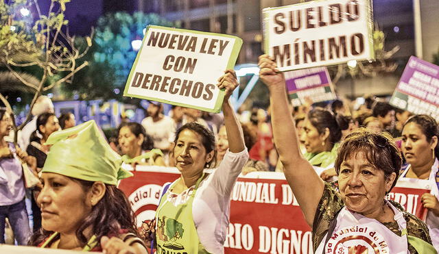 Reglamento. Dignifica la lucha de las trabajadoras del hogar. Foto: difusión