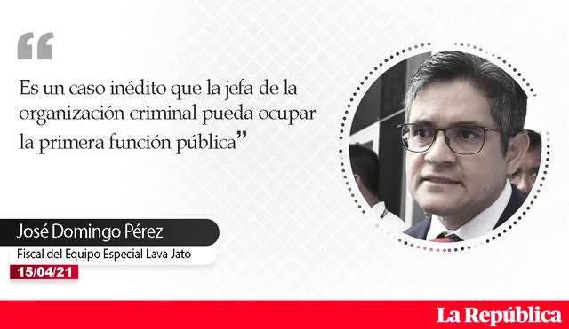Fiscal Jose Domingo Pérez manifestó, además, que si Keiko Fujimori sale elegida como preocupante se configurará un "escenario que preocupa". Foto: composición/La República