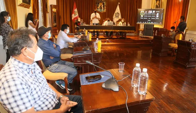 Cónclave de bancada congresal liberteña y alcaldes abordó crisis por coronavirus. Foto: MPT