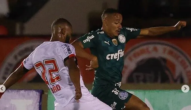 Los vigentes campeones de la Copa Libertadores no pudieron superar a su rival de la Serie B. Foto: Instagram Palmeiras