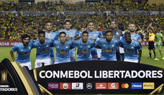 Sporting Cristal jugó la fase previa de la Libertadores 2020 y quedó eliminado por el Barcelona SC de Ecuador. Foto: EFE/Marcos Pin