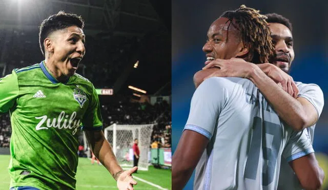 Ruidíaz participó en la primera fecha de la MLS y Carrillo estuvo presente con el Al-Hilal en la Champions League de Asia. Foto: composición / Twitter / Alhilal_FC