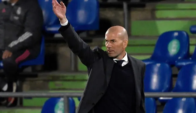 Zidane dijo estar enfocado en el Real Madrid vs. Cádiz del miércoles. Foto: AFP