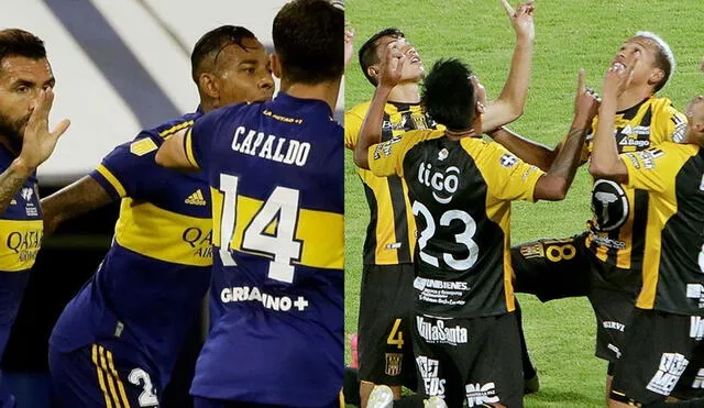 Boca y The Strongest ganaron su último partido en sus respectivas ligas. Foto: Composición GLR/TyC/Tigo