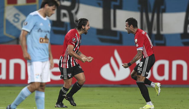 Sporting Cristal se estrenó en la Copa Libertadores 2021 con una derrota de local en Lima. Foto: AFP