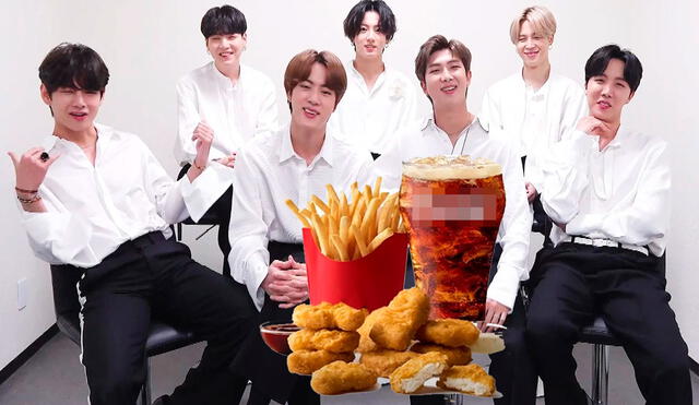 RM, Jin, Suga, Jimin, J-Hope, V y Jungkook de BTS serán los primeros artistas coreanos en realizar una colaboración global con McDonald's. Foto: composición LR