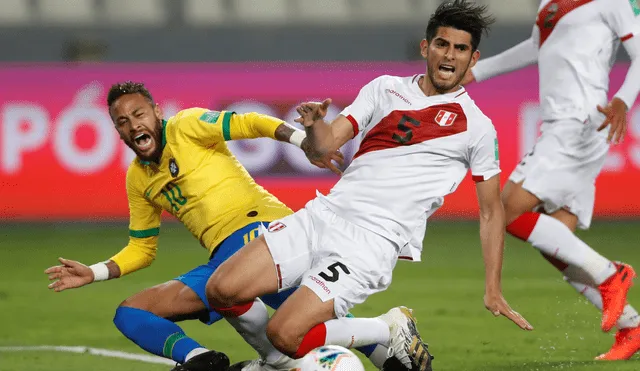 Perú cayó 4-2 ante Brasil en el Estadio Nacional. Foto: EFE