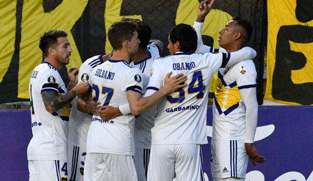 Boca Juniors venció a The Strongest por la primera fecha del Grupo C de la Copa Libertadores 2021. Foto: AFP