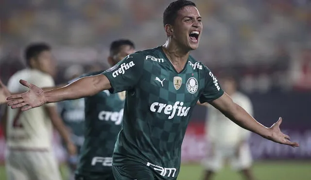 Universitario cayó con Palmeiras en la última jugada del partido. Foto: AFP