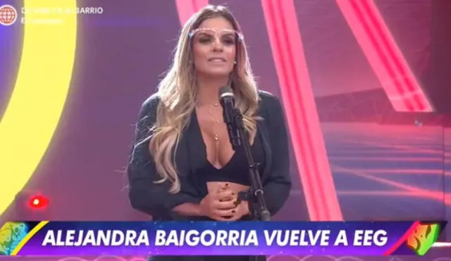 Alejandra Baigorria regresó a la competencia tras varias semanas de ausencia. Foto: captura de América TV