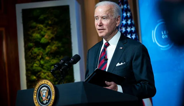 Biden recalcó que "ningún país puede resolver solo esta crisis". Foto: AFP