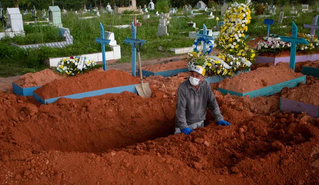 En total, 383.502 personas perdieron la vida a causa de la COVID-19 en Brasil. Foto: AFP